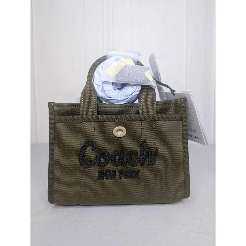 Coach Mini Cargo Tote 20 - Olive, NWT
